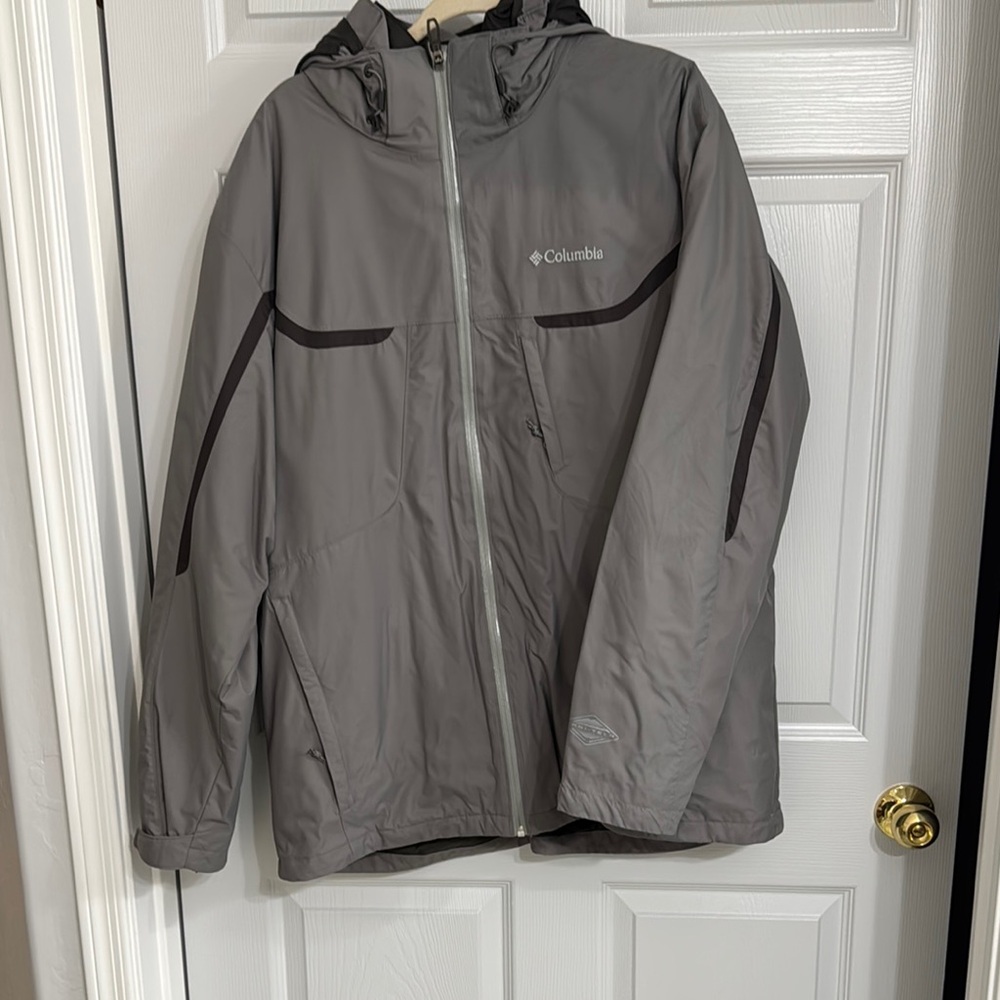 Columbia Gray Hooded Jacket